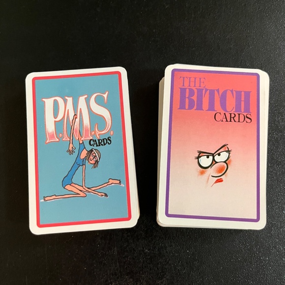PMS and The B*tch Double Deck Set of Playing Cards in Original Plastic Box - Picture 4 of 7